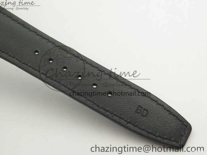 MIROTIME 0524 Sporty Portuguese Tourbillon IW5463 SS ZF Best Edition Black Dial on Black Leather Strap 7173